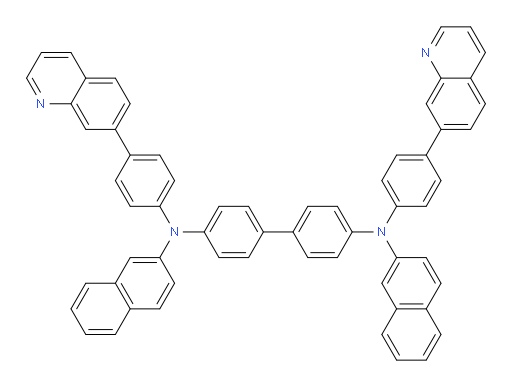 N4,N4'-di(naphthalen-2-yl)-N4,N4'-bis(4-(quinolin-7-yl)phenyl)-[1,1'-biphenyl]-4,4'-diamine