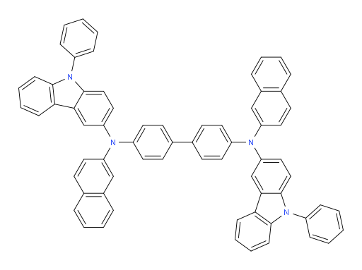N4,N4'-di(naphthalen-2-yl)-N4,N4'-bis(9-phenyl-9H-carbazol-3-yl)-[1,1'-biphenyl]-4,4'-diamine