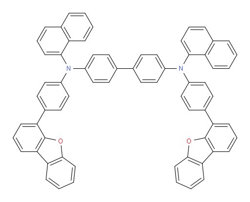 N4,N4'-bis(4-(dibenzo[b,d]furan-4-yl)phenyl)-N4,N4'-di(naphthalen-1-yl)-[1,1'-biphenyl]-4,4'-diamine
