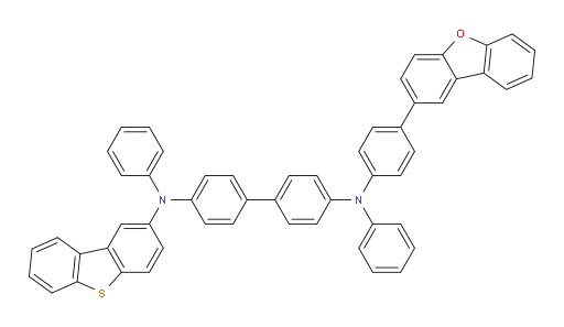 N4-(4-(dibenzo[b,d]furan-2-yl)phenyl)-N4'-(dibenzo[b,d]thiophen-2-yl)-N4,N4'-diphenyl-[1,1'-biphenyl]-4,4'-diamine