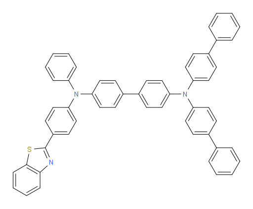 N4,N4-di([1,1'-biphenyl]-4-yl)-N4'-(4-(benzo[d]thiazol-2-yl)phenyl)-N4'-phenyl-[1,1'-biphenyl]-4,4'-diamine