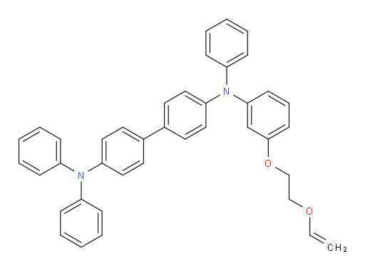 N4,N4,N4'-triphenyl-N4'-(3-(2-(vinyloxy)ethoxy)phenyl)-[1,1'-biphenyl]-4,4'-diamine