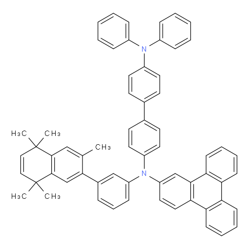 N4-(3-(3,5,5,8,8-pentamethyl-5,8-dihydronaphthalen-2-yl)phenyl)-N4',N4'-diphenyl-N4-(triphenylen-2-yl)-[1,1'-biphenyl]-4,4'-diamine