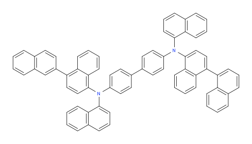 N4-([1,1'-binaphthalen]-4-yl)-N4'-([1,2'-binaphthalen]-4-yl)-N4,N4'-di(naphthalen-1-yl)-[1,1'-biphenyl]-4,4'-diamine