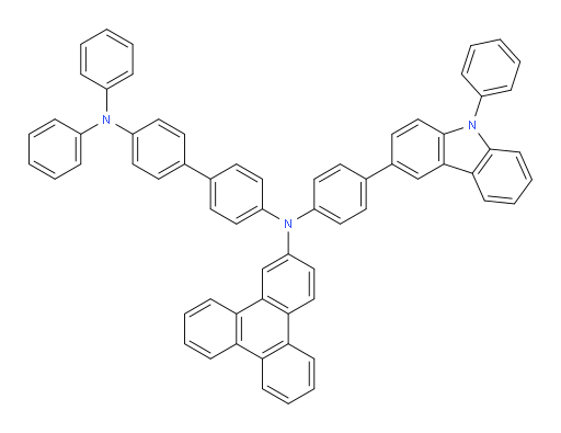 N4,N4-diphenyl-N4'-(4-(9-phenyl-9H-carbazol-3-yl)phenyl)-N4'-(triphenylen-2-yl)-[1,1'-biphenyl]-4,4'-diamine