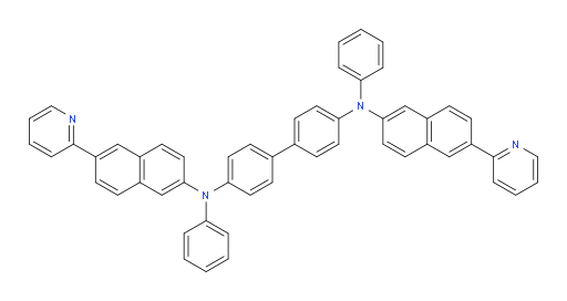 N4,N4'-diphenyl-N4,N4'-bis(6-(pyridin-2-yl)naphthalen-2-yl)-[1,1'-biphenyl]-4,4'-diamine
