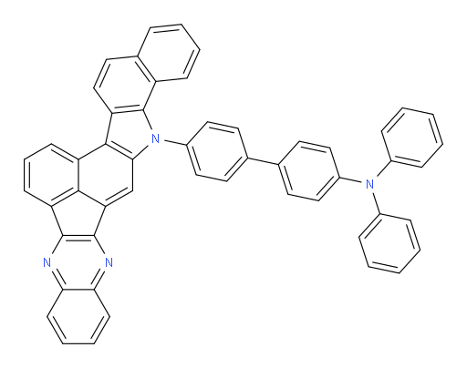 4'-(10H-benzo[a]quinoxalino[2',3':2,3]indeno[7,1-gh]carbazol-10-yl)-N,N-diphenyl-[1,1'-biphenyl]-4-amine