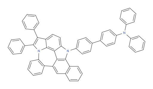 4'-(1,2-diphenyl-12H-2a,12-diazabenzo[a]benzo[4,5]azuleno[6,7,8,1-defg]fluoren-12-yl)-N,N-diphenyl-[1,1'-biphenyl]-4-amine