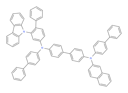 N4-(2-(9H-carbazol-9-yl)-[1,1'-biphenyl]-4-yl)-N4,N4'-di([1,1'-biphenyl]-4-yl)-N4'-(naphthalen-2-yl)-[1,1'-biphenyl]-4,4'-diamine