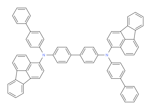 N4,N4'-di([1,1'-biphenyl]-4-yl)-N4,N4'-di(fluoranthen-3-yl)-[1,1'-biphenyl]-4,4'-diamine