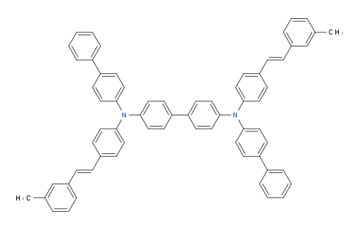 N4,N4'-di([1,1'-biphenyl]-4-yl)-N4,N4'-bis(4-((E)-3-methylstyryl)phenyl)-[1,1'-biphenyl]-4,4'-diamine