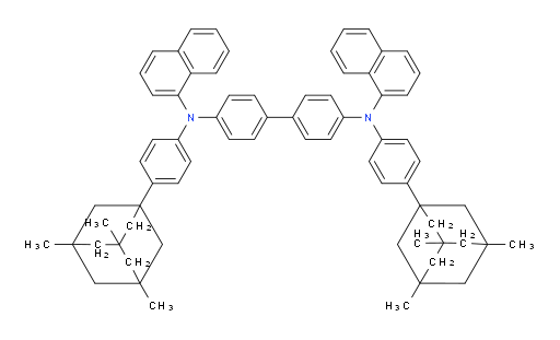 N4,N4'-di(naphthalen-1-yl)-N4,N4'-bis(4-(3,5,7-trimethyladamantan-1-yl)phenyl)-[1,1'-biphenyl]-4,4'-diamine