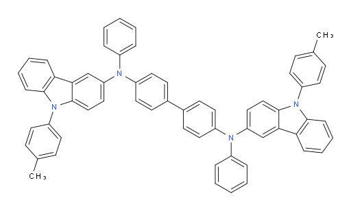 N4,N4'-diphenyl-N4,N4'-bis(9-(p-tolyl)-9H-carbazol-3-yl)-[1,1'-biphenyl]-4,4'-diamine