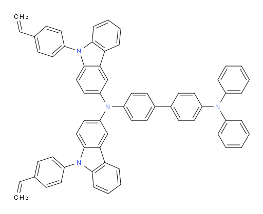 N4,N4-diphenyl-N4',N4'-bis(9-(4-vinylphenyl)-9H-carbazol-3-yl)-[1,1'-biphenyl]-4,4'-diamine