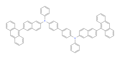 N4,N4'-bis(6-(anthracen-9-yl)naphthalen-2-yl)-N4,N4'-diphenyl-[1,1'-biphenyl]-4,4'-diamine
