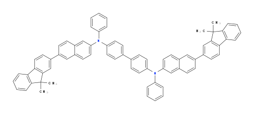 N4,N4'-bis(6-(9,9-dimethyl-9H-fluoren-2-yl)naphthalen-2-yl)-N4,N4'-diphenyl-[1,1'-biphenyl]-4,4'-diamine
