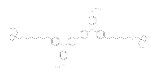 N4,N4'-bis(4-(6-((3-ethyloxetan-3-yl)methoxy)hexyl)phenyl)-N4,N4'-bis(4-methoxyphenyl)-[1,1'-biphenyl]-4,4'-diamine
