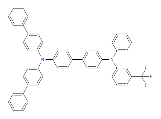 N4,N4-di([1,1'-biphenyl]-4-yl)-N4'-phenyl-N4'-(3-(trifluoromethyl)phenyl)-[1,1'-biphenyl]-4,4'-diamine