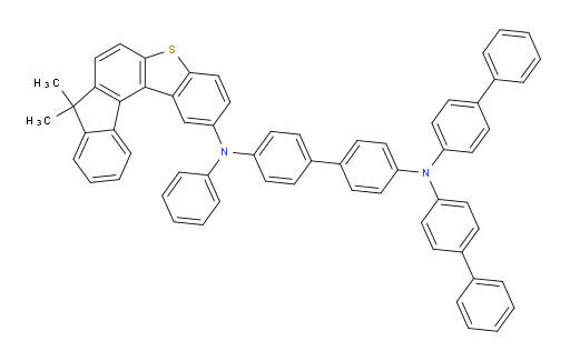 N4,N4-di([1,1'-biphenyl]-4-yl)-N4'-(8,8-dimethyl-8H-benzo[b]fluoreno[4,3-d]thiophen-2-yl)-N4'-phenyl-[1,1'-biphenyl]-4,4'-diamine