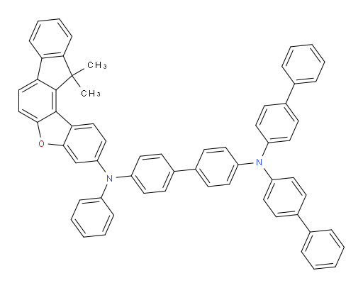 N4,N4-di([1,1'-biphenyl]-4-yl)-N4'-(12,12-dimethyl-12H-fluoreno[2,1-b]benzofuran-3-yl)-N4'-phenyl-[1,1'-biphenyl]-4,4'-diamine