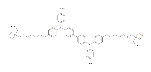 N4,N4'-bis(4-(5-((3-ethyloxetan-3-yl)methoxy)pentyl)phenyl)-N4,N4'-di-p-tolyl-[1,1'-biphenyl]-4,4'-diamine