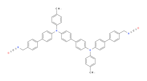N4,N4'-bis(4'-(isocyanatomethyl)-[1,1'-biphenyl]-4-yl)-N4,N4'-di-p-tolyl-[1,1'-biphenyl]-4,4'-diamine