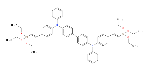 N4,N4'-diphenyl-N4,N4'-bis(4-((E)-2-(triethoxysilyl)vinyl)phenyl)-[1,1'-biphenyl]-4,4'-diamine