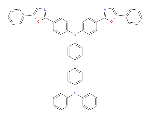N4,N4-diphenyl-N4',N4'-bis(4-(5-phenyloxazol-2-yl)phenyl)-[1,1'-biphenyl]-4,4'-diamine