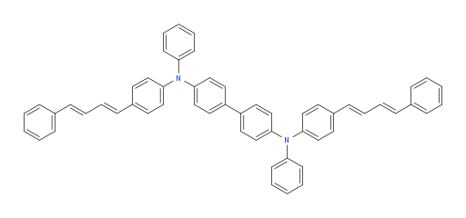 N4,N4'-diphenyl-N4,N4'-bis(4-((1E,3E)-4-phenylbuta-1,3-dien-1-yl)phenyl)-[1,1'-biphenyl]-4,4'-diamine