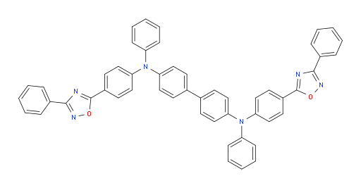 N4,N4'-diphenyl-N4,N4'-bis(4-(3-phenyl-1,2,4-oxadiazol-5-yl)phenyl)-[1,1'-biphenyl]-4,4'-diamine