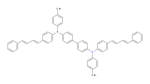 N4,N4'-bis(4-((1E,3E)-4-phenylbuta-1,3-dien-1-yl)phenyl)-N4,N4'-di-p-tolyl-[1,1'-biphenyl]-4,4'-diamine