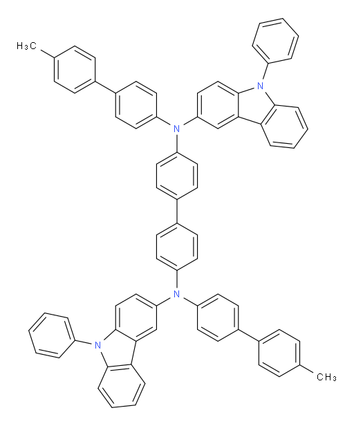 N4,N4'-bis(4'-methyl-[1,1'-biphenyl]-4-yl)-N4,N4'-bis(9-phenyl-9H-carbazol-3-yl)-[1,1'-biphenyl]-4,4'-diamine