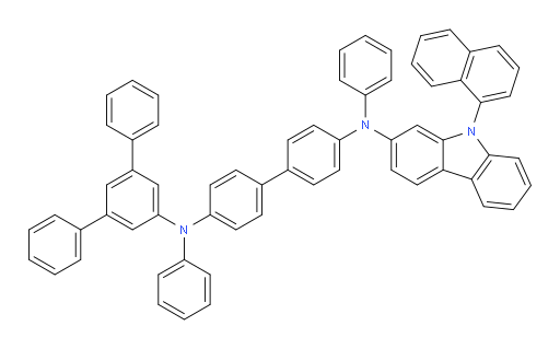 N4-([1,1':3',1''-terphenyl]-5'-yl)-N4'-(9-(naphthalen-1-yl)-9H-carbazol-2-yl)-N4,N4'-diphenyl-[1,1'-biphenyl]-4,4'-diamine
