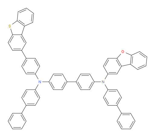 N4,N4'-di([1,1'-biphenyl]-4-yl)-N4-(dibenzo[b,d]furan-2-yl)-N4'-(4-(dibenzo[b,d]thiophen-2-yl)phenyl)-[1,1'-biphenyl]-4,4'-diamine