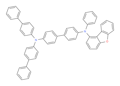 N4,N4-di([1,1'-biphenyl]-4-yl)-N4'-(dibenzo[b,d]furan-1-yl)-N4'-phenyl-[1,1'-biphenyl]-4,4'-diamine