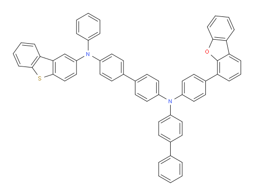 N4-([1,1'-biphenyl]-4-yl)-N4-(4-(dibenzo[b,d]furan-4-yl)phenyl)-N4'-(dibenzo[b,d]thiophen-2-yl)-N4'-phenyl-[1,1'-biphenyl]-4,4'-diamine