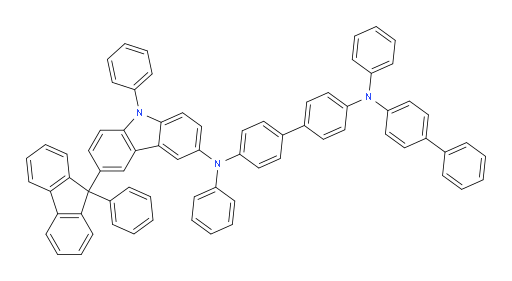 N4-([1,1'-biphenyl]-4-yl)-N4,N4'-diphenyl-N4'-(9-phenyl-6-(9-phenyl-9H-fluoren-9-yl)-9H-carbazol-3-yl)-[1,1'-biphenyl]-4,4'-diamine