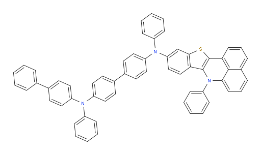 N4-([1,1'-biphenyl]-4-yl)-N4,N4'-diphenyl-N4'-(7-phenyl-7H-benzo[de]benzo[4,5]thieno[3,2-b]quinolin-10-yl)-[1,1'-biphenyl]-4,4'-diamine