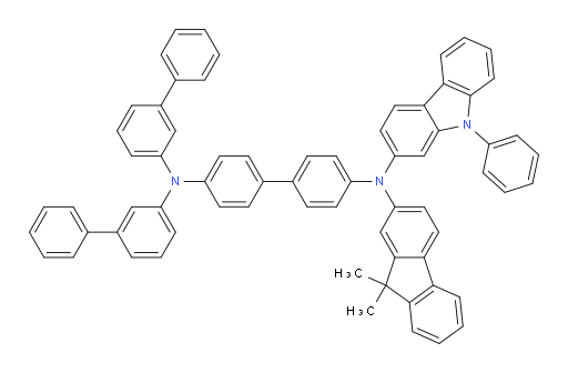 N4,N4-di([1,1'-biphenyl]-3-yl)-N4'-(9,9-dimethyl-9H-fluoren-2-yl)-N4'-(9-phenyl-9H-carbazol-2-yl)-[1,1'-biphenyl]-4,4'-diamine