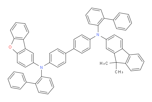 N4,N4'-di([1,1'-biphenyl]-2-yl)-N4-(dibenzo[b,d]furan-2-yl)-N4'-(9,9-dimethyl-9H-fluoren-2-yl)-[1,1'-biphenyl]-4,4'-diamine
