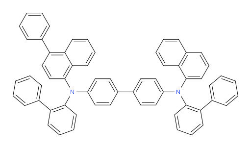N4,N4'-di([1,1'-biphenyl]-2-yl)-N4-(naphthalen-1-yl)-N4'-(4-phenylnaphthalen-1-yl)-[1,1'-biphenyl]-4,4'-diamine