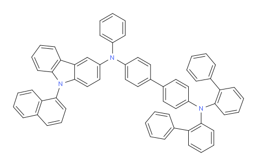 N4,N4-di([1,1'-biphenyl]-2-yl)-N4'-(9-(naphthalen-1-yl)-9H-carbazol-3-yl)-N4'-phenyl-[1,1'-biphenyl]-4,4'-diamine