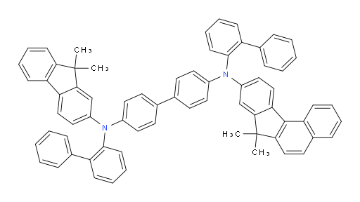 N4,N4'-di([1,1'-biphenyl]-2-yl)-N4-(7,7-dimethyl-7H-benzo[c]fluoren-9-yl)-N4'-(9,9-dimethyl-9H-fluoren-2-yl)-[1,1'-biphenyl]-4,4'-diamine