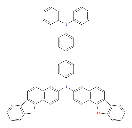 N4,N4-bis(naphtho[1,2-b]benzofuran-3-yl)-N4',N4'-diphenyl-[1,1'-biphenyl]-4,4'-diamine