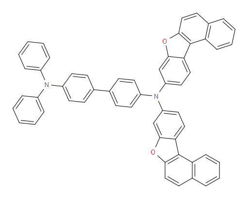 N4,N4-bis(naphtho[2,1-b]benzofuran-9-yl)-N4',N4'-diphenyl-[1,1'-biphenyl]-4,4'-diamine