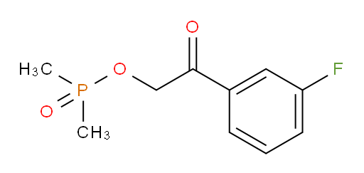 2-(3-fluorophenyl)-2-oxoethyl dimethylphosphinate