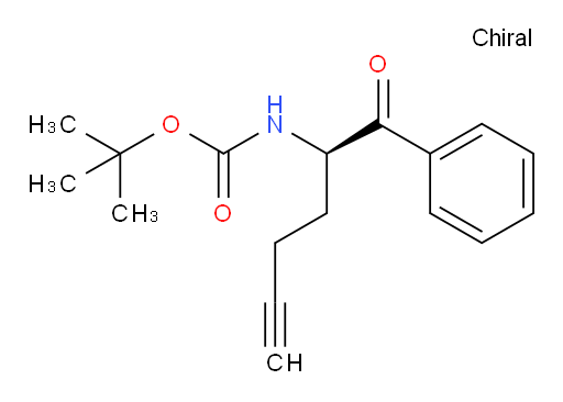 (R)-tert-butyl (1-oxo-1-phenylhex-5-yn-2-yl)carbamate