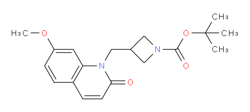 tert-butyl 3-((7-methoxy-2-oxoquinolin-1(2H)-yl)methyl)azetidine-1-carboxylate