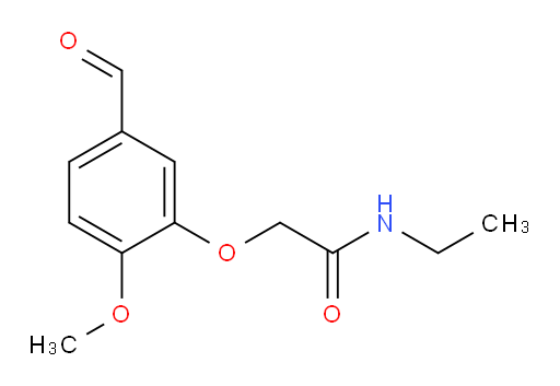 N-ethyl-2-(5-formyl-2-methoxyphenoxy)acetamide