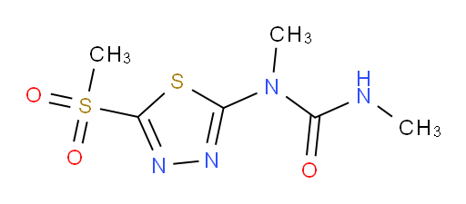 1,3-dimethyl-1-(5-(methylsulfonyl)-1,3,4-thiadiazol-2-yl)urea